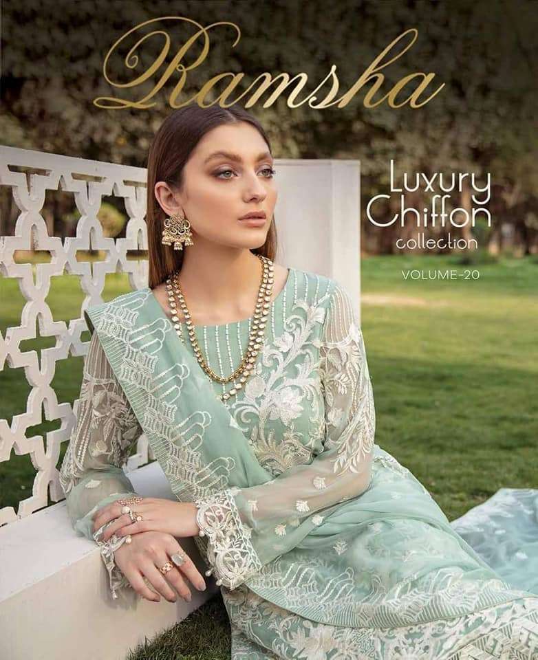 Ramsha Luxury Chiffon Collection Vol 20